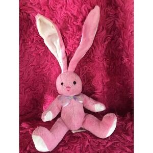 Pink Plush Bunny Stuffed Animal - Soft Bunny Toy